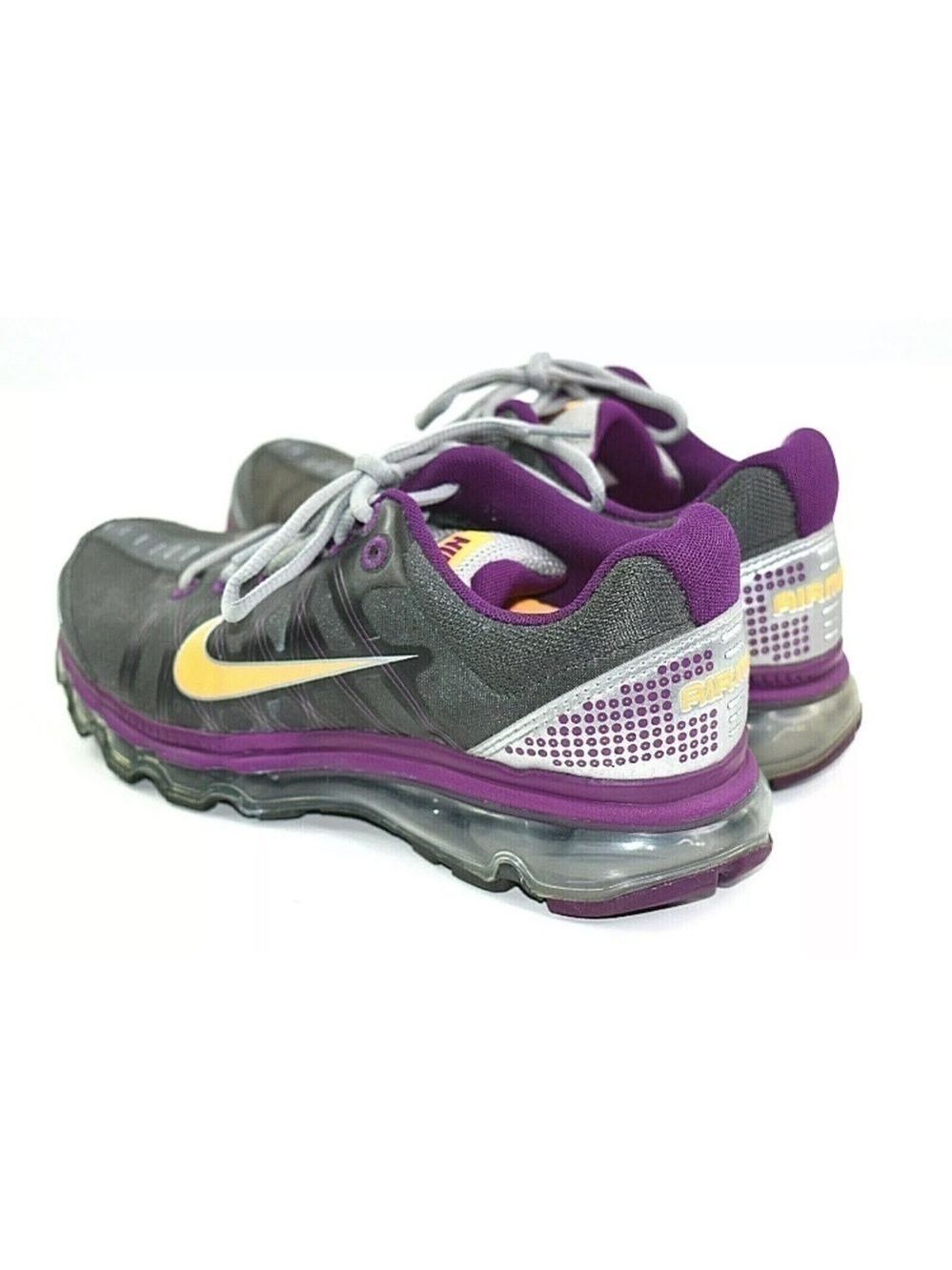 Nike Air Max sneakers in a striking purple, grey, and orange Women’s size 6 - Picture 4 of 8